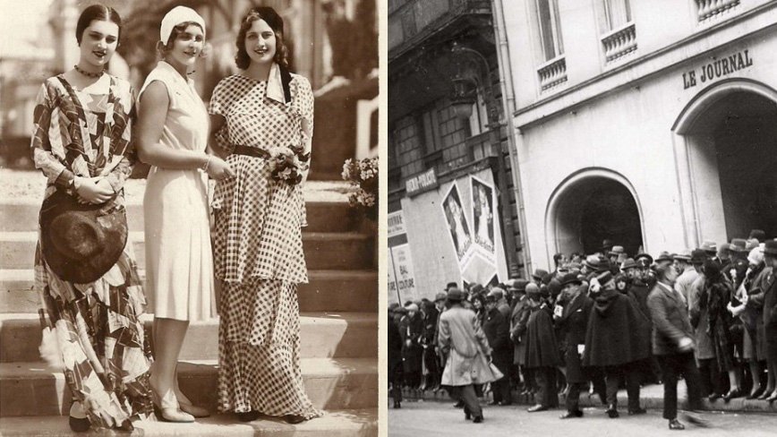 Один из первых конкурсов красоты Мисс Европа 1930