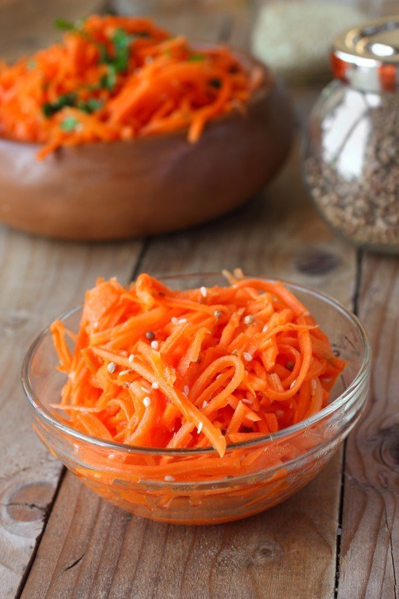 Семейные рецепты - морковь по-корейски