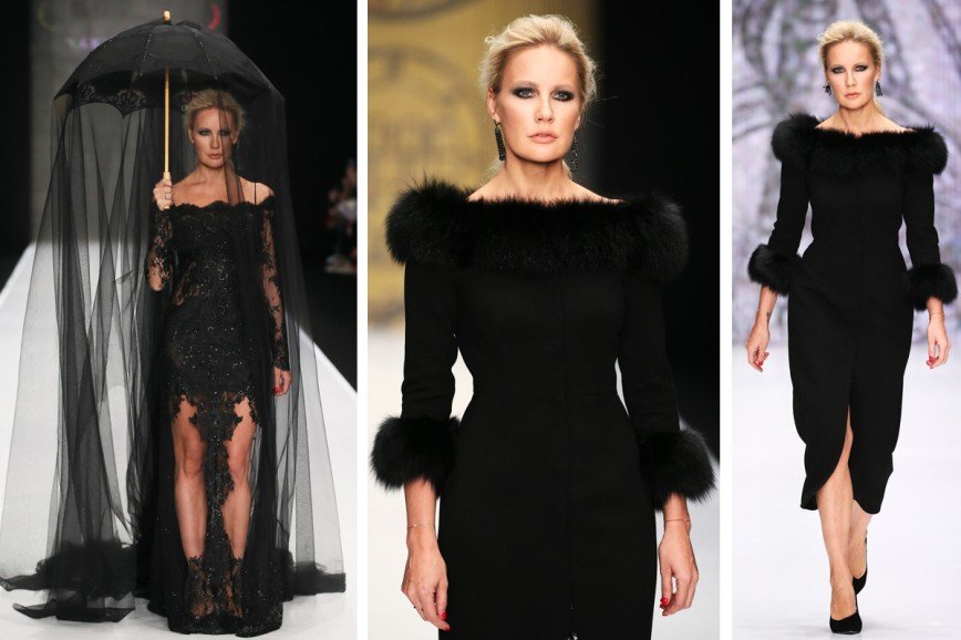 Елена Летучая представила наряды бренда YAKUBoWITCH на Неделе моды