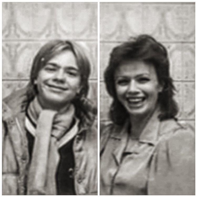 Владимир Пресняков с мамой, Еленой Пресняковой в 1982 году