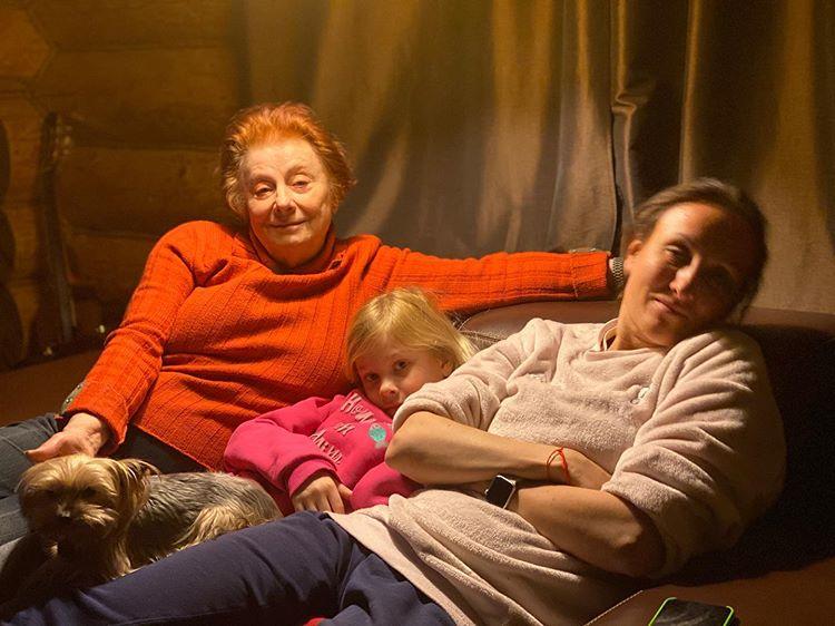 Мама, жена и дочь Алексея Кортнева