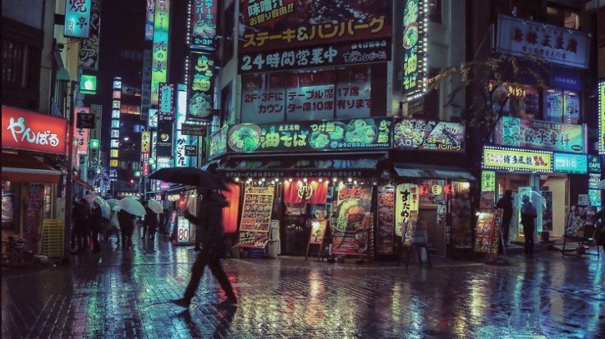 Красота ночного Токио