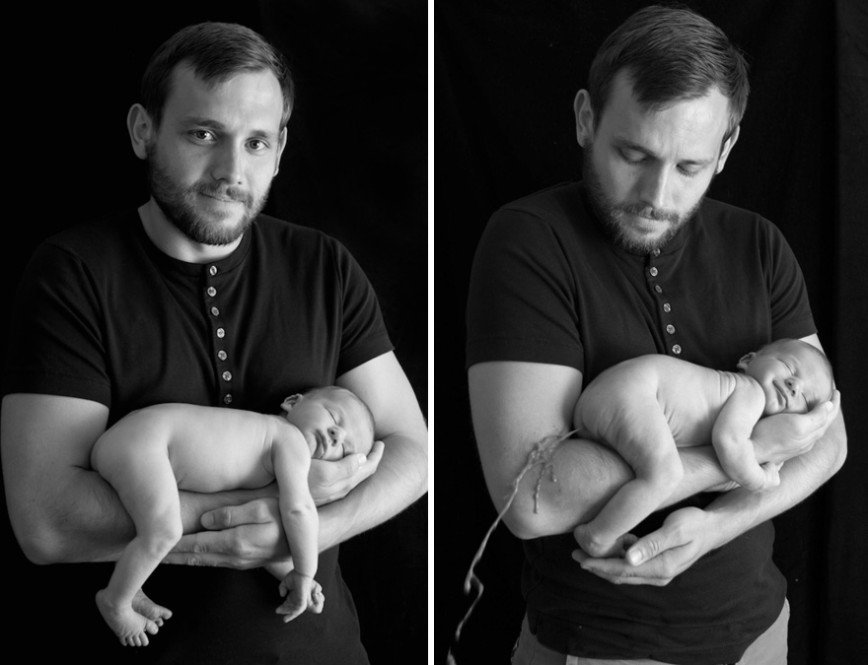 Как младенцы могут испортить семейные фотографии