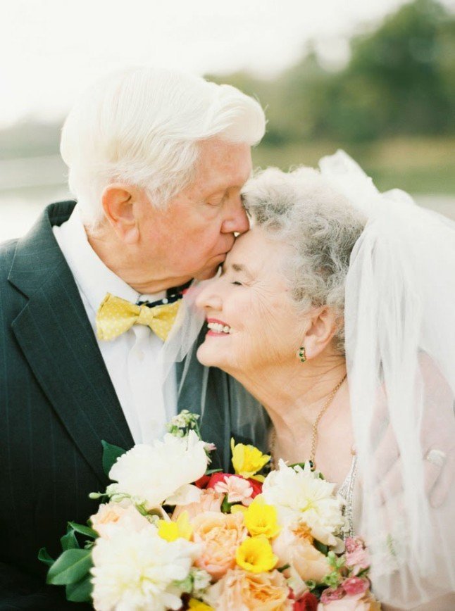 Трогательная фотосессия к 63 годовщине свадьбы