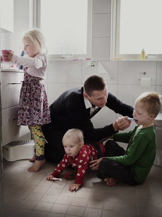 Шведские отцы в отпуске по уходу за ребенком