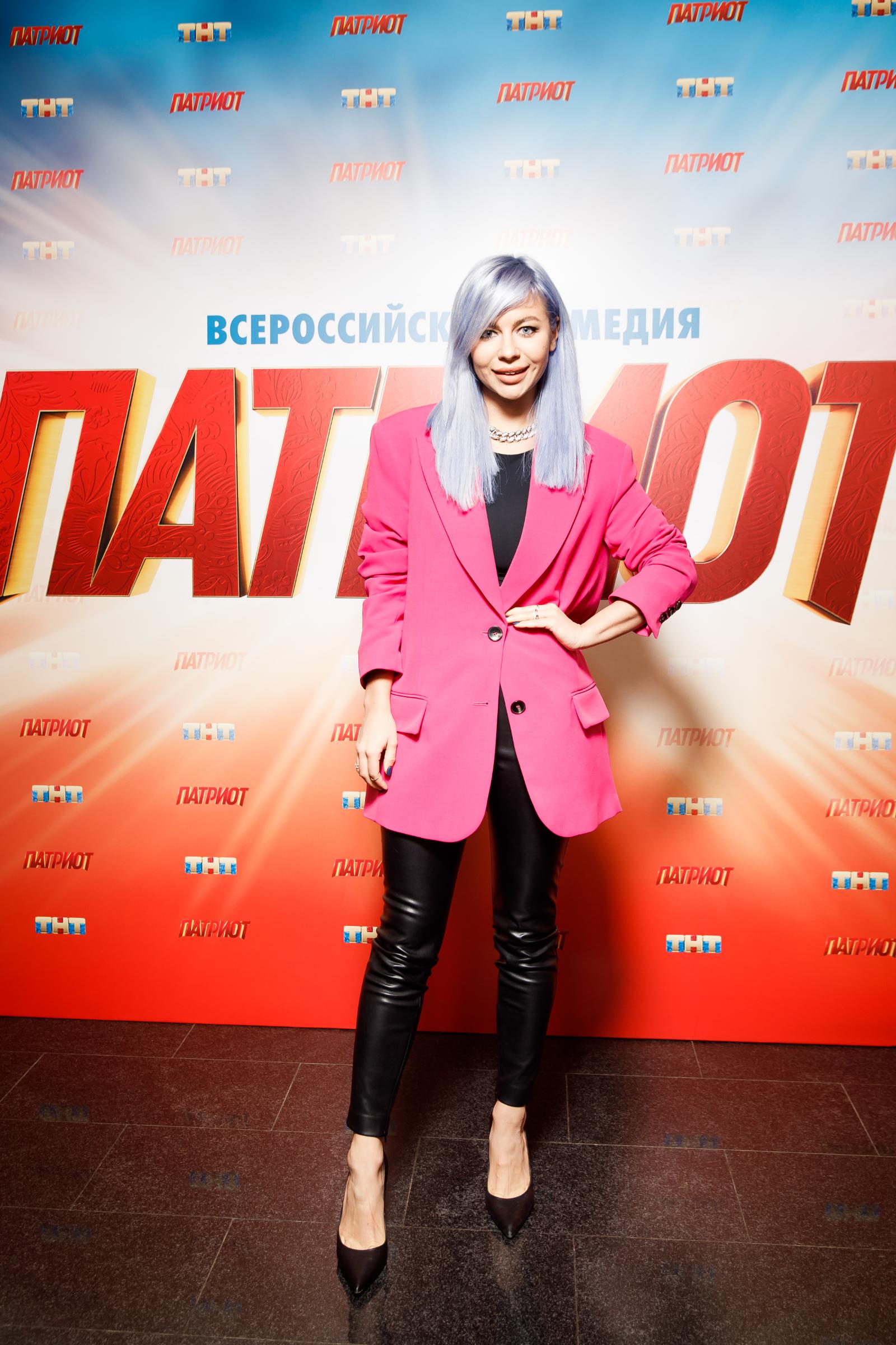 Лина Дембикова на премьере сериала «Патриот»