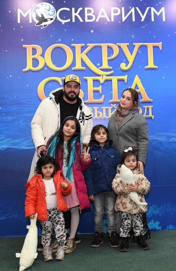 Александр Бердников с детьми