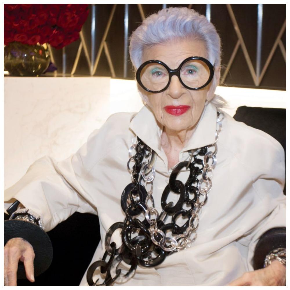 Ушла из жизни 102-летняя Айрис Апфель