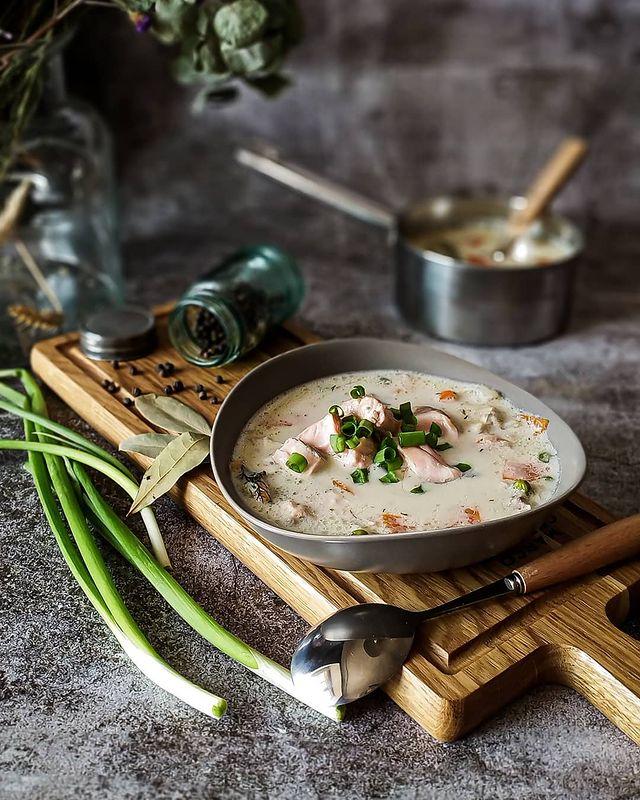 Сливочный суп с лососем: готовить непременно!
