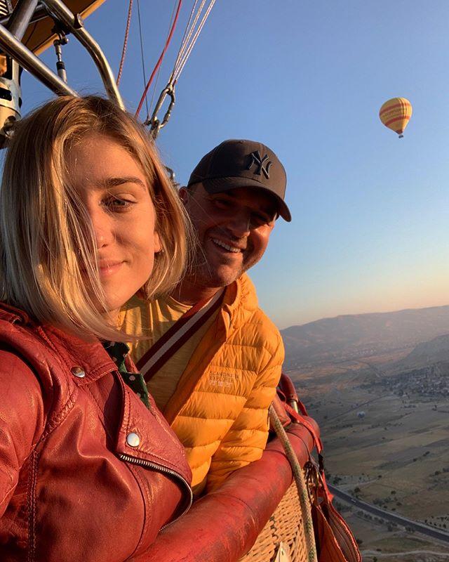 Влюбленные на воздушном шаре! Нино Нинидзе и Максим Виторган пролетели над Каппадокией 