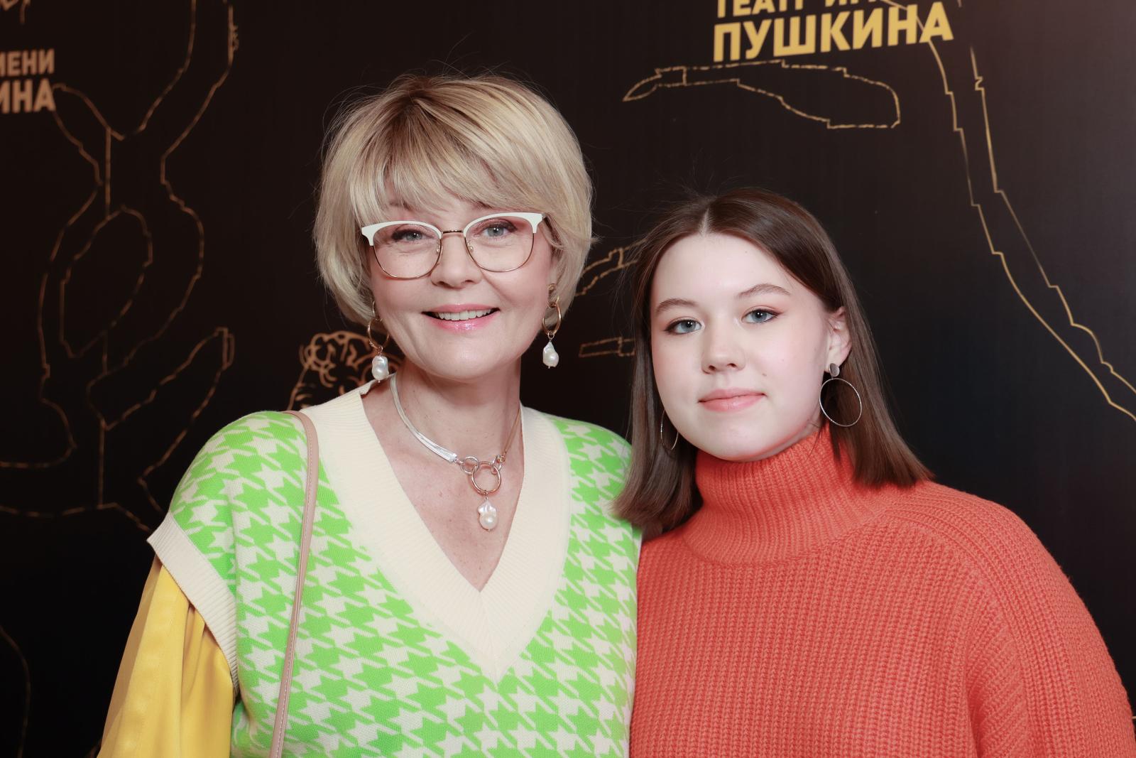 Юлия Меньшова с дочерью