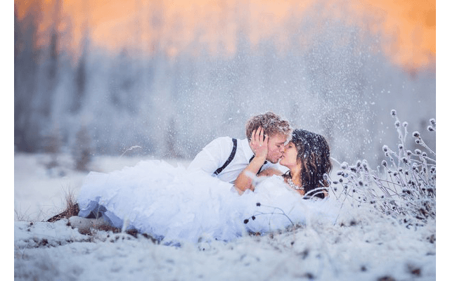 Зимняя свадьба - это волшебно