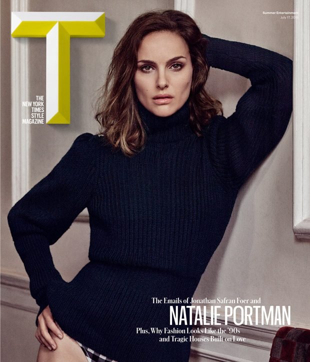 Натали Портман на обложке T Magazine