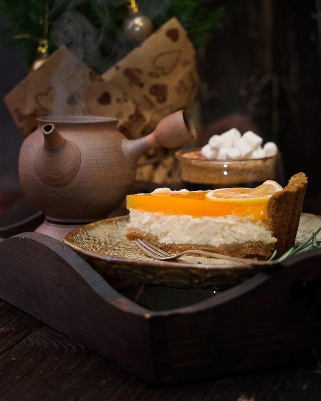 Чизкейк с облепихово-лимонным желе: потрясающий десерт к Новому году