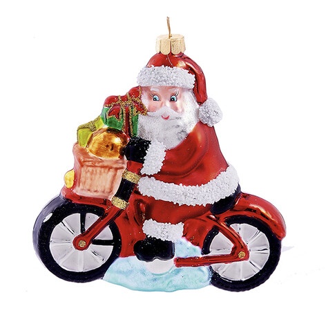 Дед Моро*з на мотоцикле, 11,5см - 846+% 