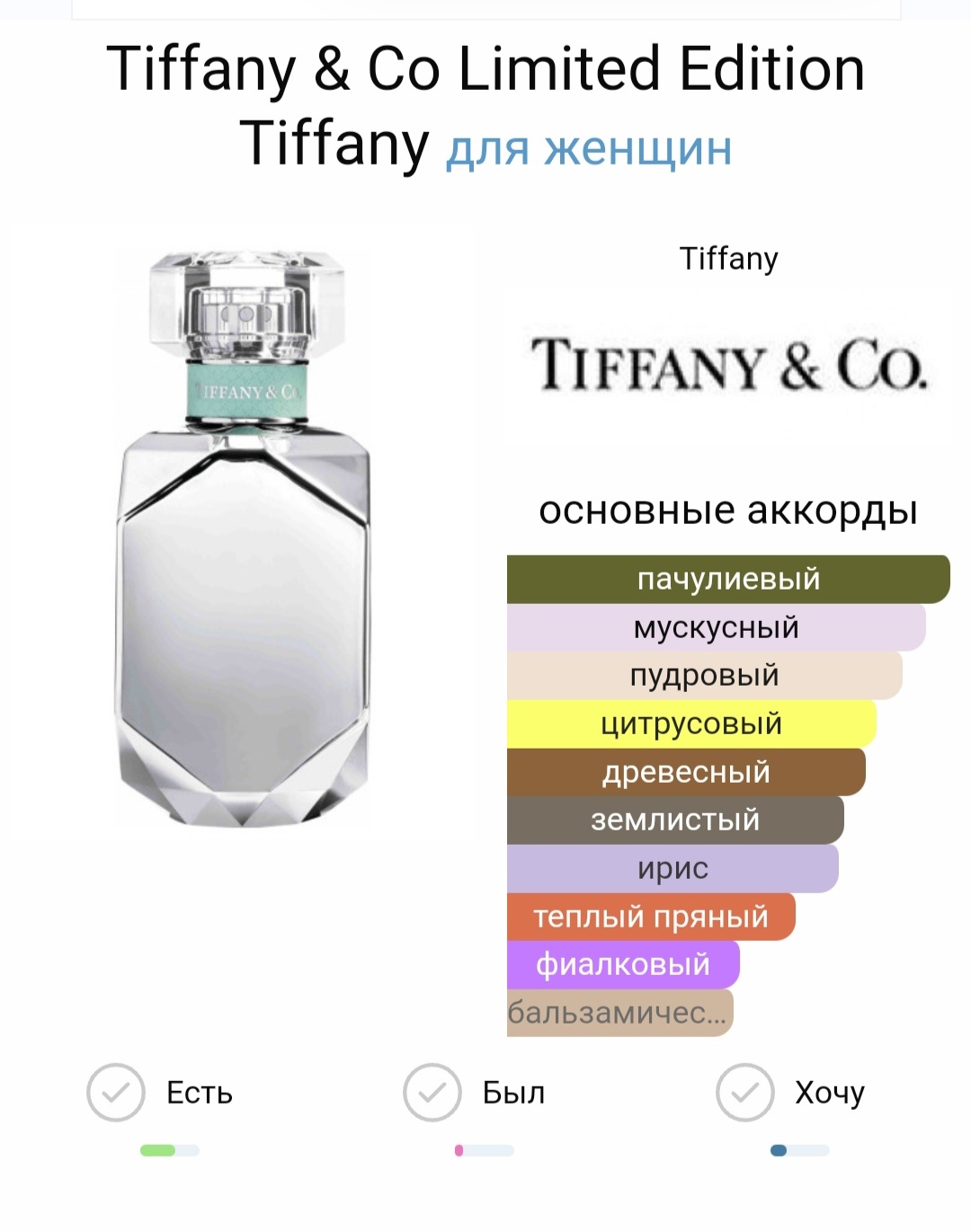 Tiffany and co edp limited edition